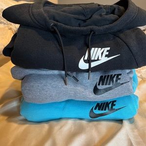 3 Women’s Nike Cowl Neck Hoodie with side pockets